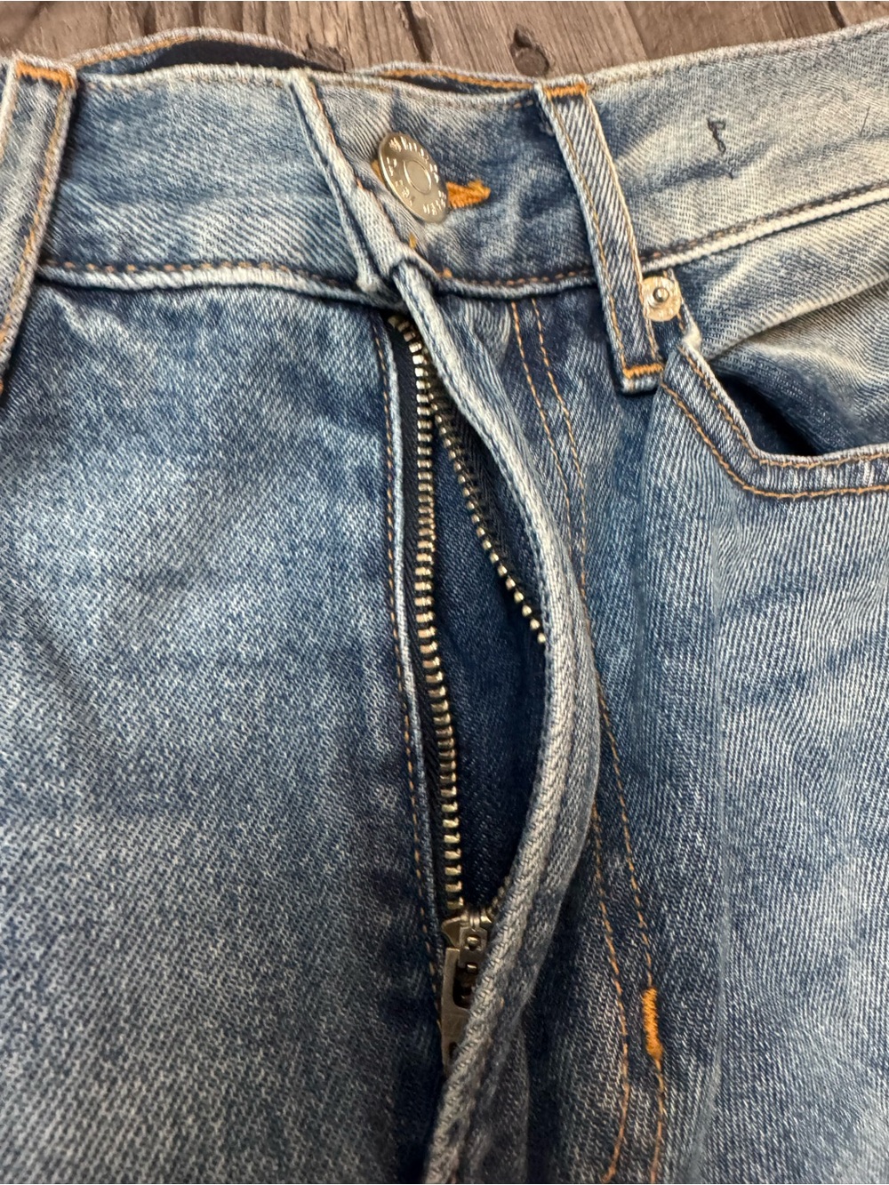 Veronica Beard Dylan High Rise Patchwork Straight-Leg Ankle Jeans $398 Size 26 - Picture 8 of 12